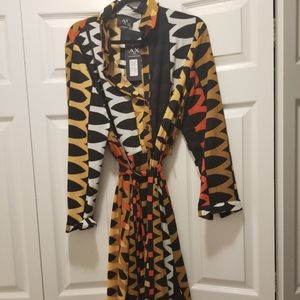 Geometric Ethnic Print Dress